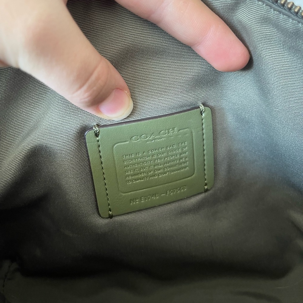 Green Coach crossbody bag - Picture 9 of 9